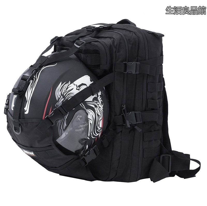 【貨物輸送無料】自動二輪車 サイクリングバッグ 盛りだくさん人間の顔 ハーフヘルメットバックパック バイクヘルメットリュック 籠球 蹴球 雨合羽 風呂敷き包み
