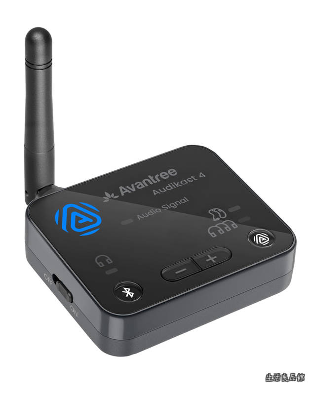 【送料無料】Audikast 4 ? Auracast&Bluetooth 5.4 トランスミッター テレビ用 オーディオトランスミッター|ヘッドホン・補助リスニングデバイス対応|aptX/aptX Adaptive対応|光デジタル・3.5MM AUX 長距離送信機|将来対応・アップグレード可能 技適認証済み|生活良品館