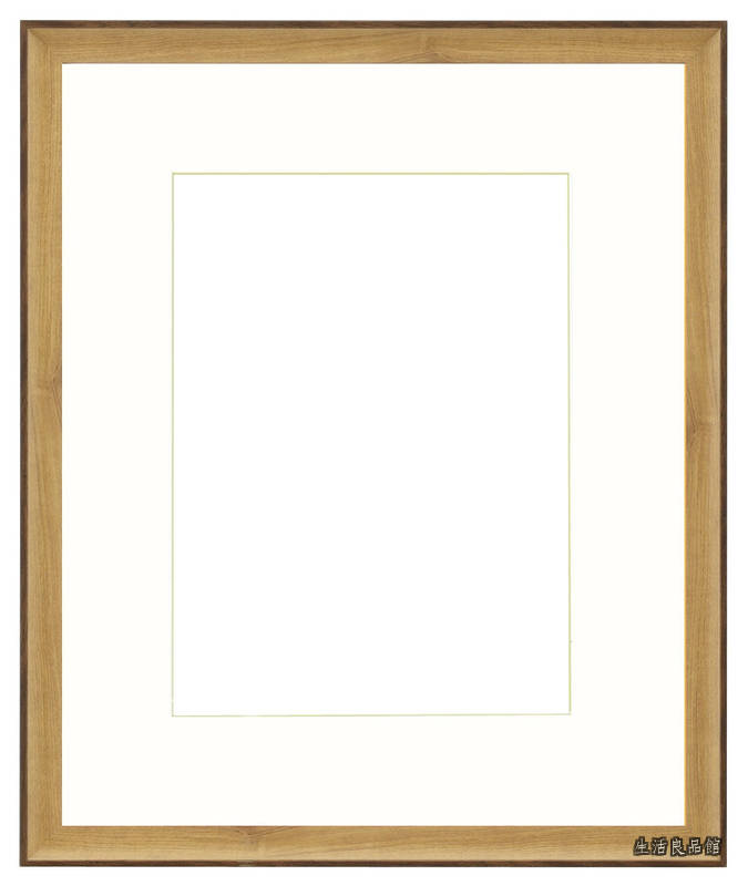 【貨物輸送無料】軽さ水彩画額 水彩画F8 オーク材 1.5mmUVアクリル樹脂 8155
