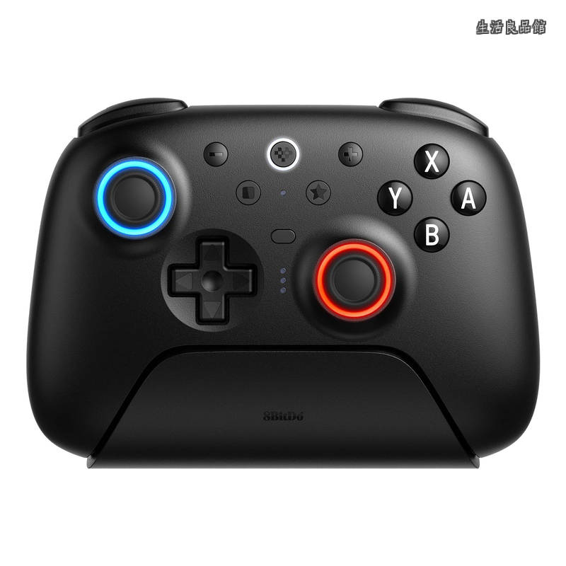 【送料無料】Ultimate 2 Bluetooth コントローラー Switch/Switch 2 & Windows PC 用、TMR ジョイスティック付き Switch Pro コントローラー、切り替え可能なホール効果/触覚トリガー、振動とモーションコントロール、RGB ファイヤーリング(Black)|生活良品館