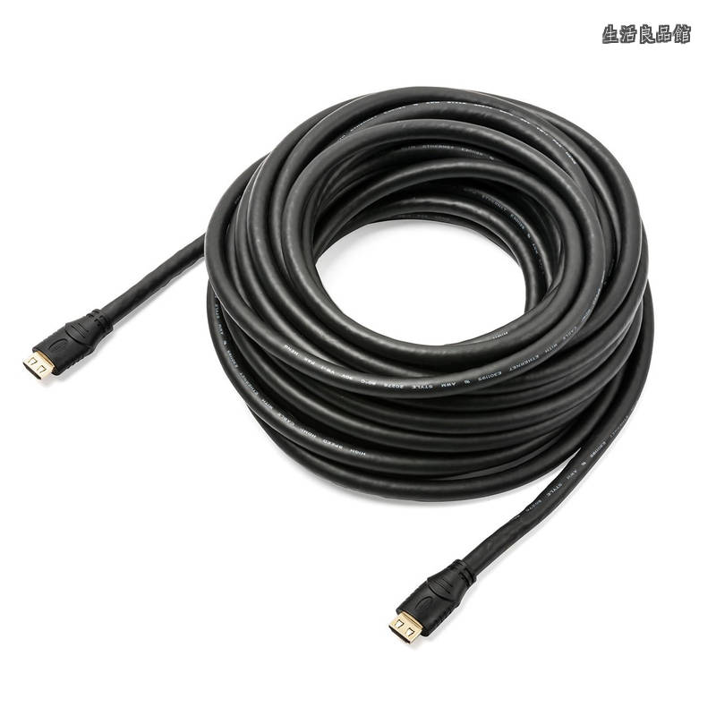 【貨物輸送無料】抜けにくい HDMI有線テレビ 15m 4K/30サイクル 3D相応う ラッチ内蔵 黒いこと 500-HDMI017-150