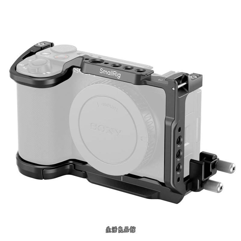 【送料無料】ZV-E10 II 専用ケージ HDMIケーブルクランプ付き Arca式クイックリリースプレート付き コールドシュー 3/8''-16 穴が備え Vlogに適用 - 4867｜生活良品館 7,713円