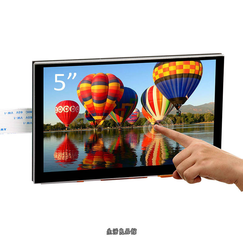 【貨物輸送無料】5inTFT タッチスクリーン DSI繋ぎ LCD見せびらかす管する 800×480解像力 ラズベリーパリア犬2 3 3 4 B+ raspberry pi 5 用 日本語明らかにする書付き添い人