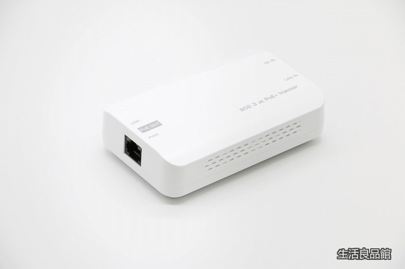 【送料無料】30W 出力対応 PoE インジェクタ 後付設置が可能 準拠規格：IEEE802.3af/at(最大30W 供給) マグネット 10ギガ カメラ/アクセス ポイント/IP 電話用 PoE インジェクタ アダプタ PNP-POEI3010G｜生活良品館