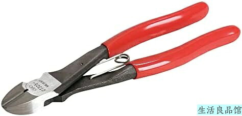 【送料無料】超硬ワイヤニッパ 厚刃 バネ付 超硬チップ付 ソフトカバー付 200mm 切断能力φ1.2mm ピアノ線対応 高耐久 プロ仕様｜生活良品館