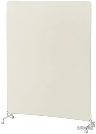 【送料無料】パーテーション 間仕切り 目隠し 幅120cm 高さ161cm ベージュ スチールフレーム 組立簡単 キャスター付き オフィス 自宅 軽量 約3.8kg|生活良品館