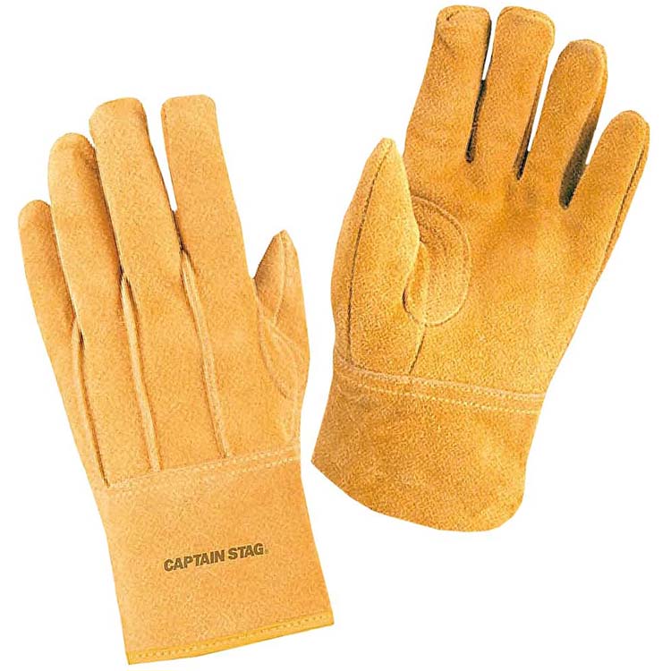 生活応援sale パール金属 キャプテンスタッグ Captain Stagアウトドア ソフトレザーグローブ L サイズ バーベキュー キャンプ グローブ 手袋 耐火手袋 耐火 新着