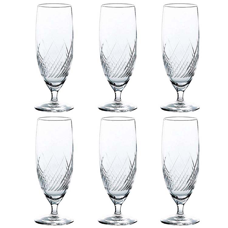 東洋佐々木ガラス ビールグラス トラフ ピルスナー 375ml 6個セット 日本製 食洗機対応 割れにくい ピルスナーグラス ジュースグラス 業務用グラス 30G12HS-E101( おしゃれ 食洗機 ガラス タンブラー ビール )|Goodsania
