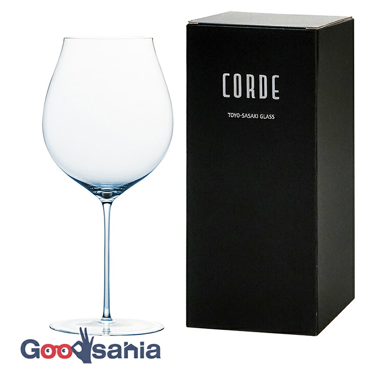 東洋佐々木ガラス ワイングラス CORDE コルデ ブルゴーニュ 専用化粧箱入り クリア 930ml DKC-20285 ( 930 大きめ ステム チューリップ 薄い 透明 )
