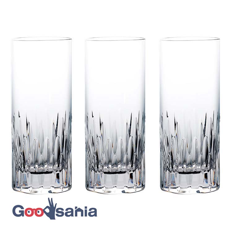 東洋佐々木ガラス グラス モダス タンブラー 3個入 365ml クリスタルガラス コップ DKC-11106 ( ぐらす glass ビールグラス ビール ビヤグラス チューハイ カットグラス )