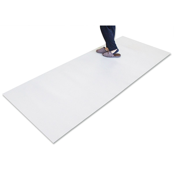 日泉ポリテック キッチンマット EVA樹脂 拭き取り簡単 清潔 日本製 半透明 90×240cm