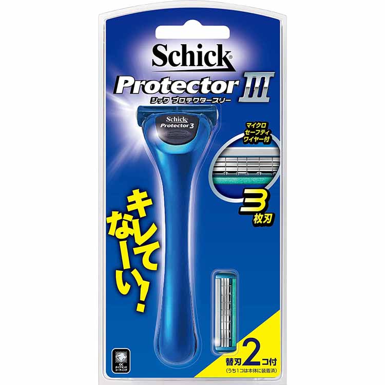 【まとめ売り27セット】Schick Protector メンズ剃刀 10本入り 4891228302573.jpg