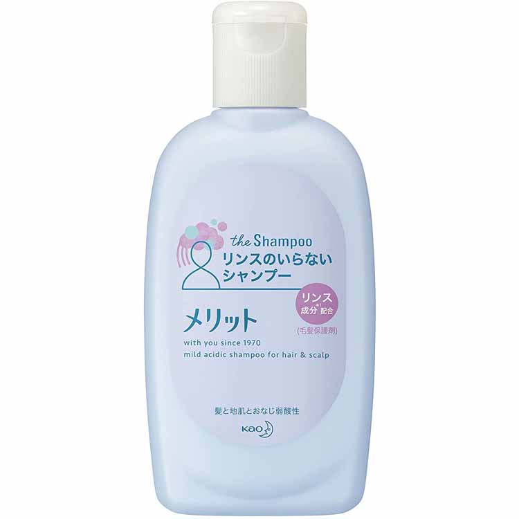 楽天市場】花王 メリット リンスのいらないシャンプー ミニ 80ml 本体