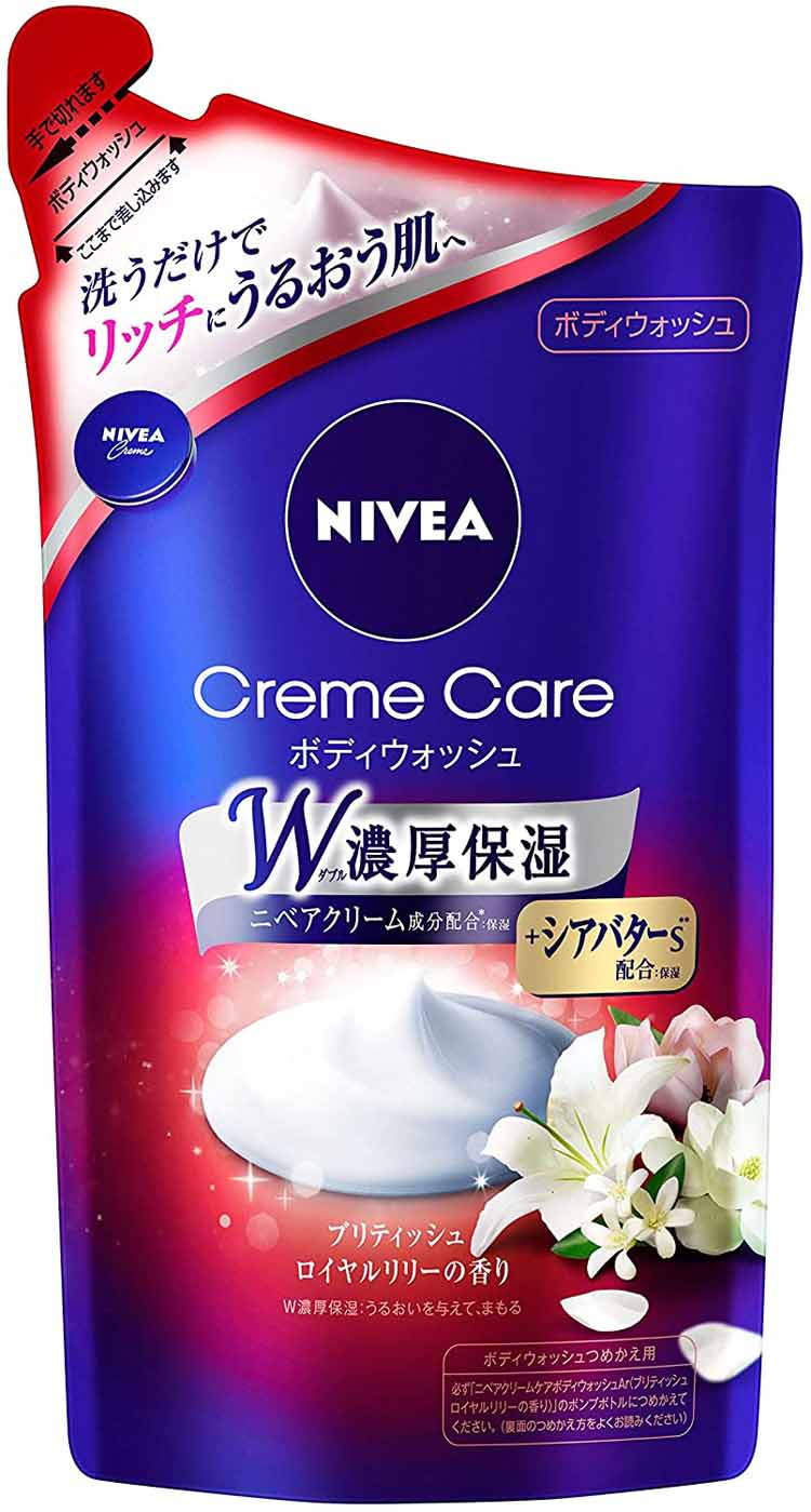 ニベア クリームケア ボディウォッシュ フレンチガーデンローズの香り つめかえ… Amazon | ニベア クリームケアボディーウォッシュ フレンチ