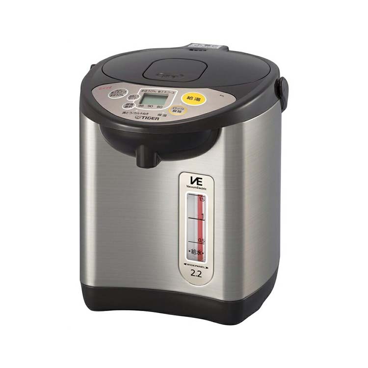 タイガー魔法瓶 魔法瓶 電気 ポット 2.2L 節電 VE 保温 とく子さん PIL-A220-T ブラウン|Goodsania