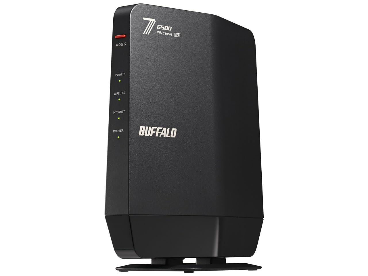 BUFFALO Wi-Fi 7(11be)相応うデュアルダンス楽隊Wi-Fiルータ 5764+688Mbps AirStation WSR6500BE6P-BK [黒いこと]