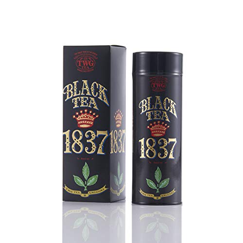 TWG Tea｜1837 Black Tea（ハイファッション缶, 茶葉100g入り口・入口)