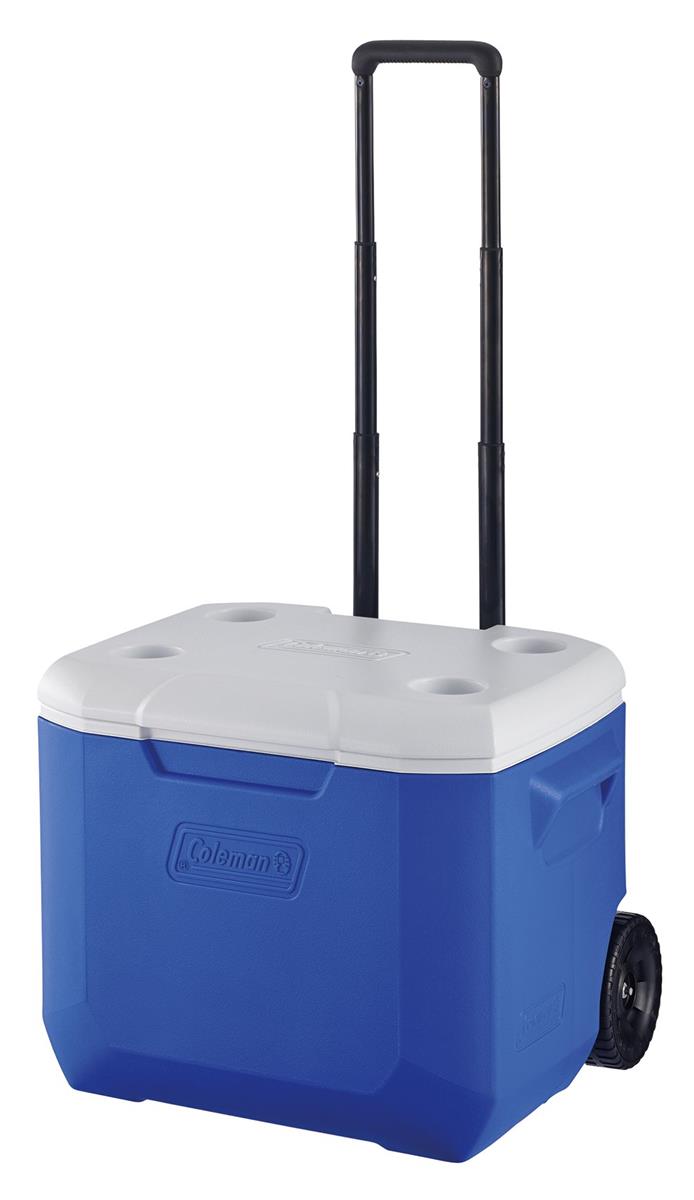 Coleman(電話を掛けるマン) 冷房装置ボックス席 車輪冷房装置 60QT 電気容量約56L 青色/白いこと 2000027863 保冷力約3日 大電気容量 持ちはこび 難民キャンプ アウトドア 御釣り 部活 豪然たる保冷 手ごわい