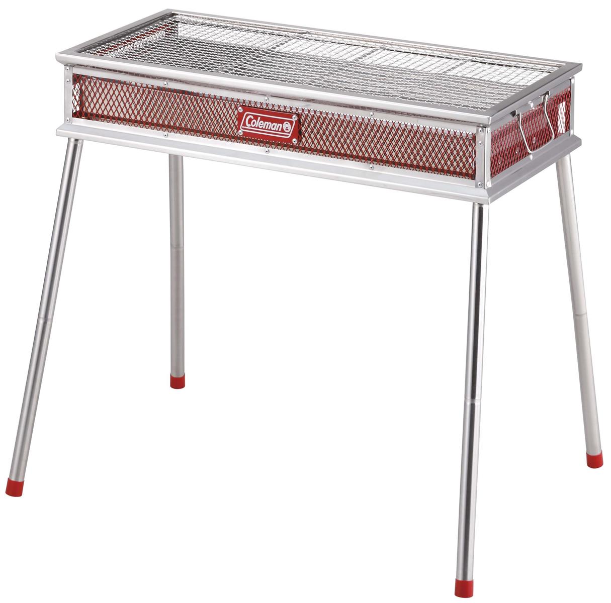 Coleman(電話を掛けるマン) クールスパイダーステンレスグリルグランデ 赤いこと 170-9430 BBQ 丸焼き 難民キャンプ アウトドア 食べ物屋 コンロ 炭 かがり火 飾り気の無い組み立て 鉄板 焼網 炭の付け足り飾り気の無い
