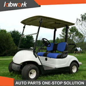 Labwork フロント + リアシートカバー Yamaha Drive/Drive 2 2007-UP ゴルフカート用 - ブルー Labwork Front + Rear Seat Covers For Yamaha Drive/Drive 2 2007-UP Golf Cart-Blue 【並行輸入品】