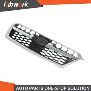 Labwork クロームシェル クロームトリムグリルアセンブリ 2012-2014 スバルインプレッサ用 Labwork Chrome Shell Chrome Trim Grille Assembly For 2012-2014 Subaru Impreza 【並行輸入品】