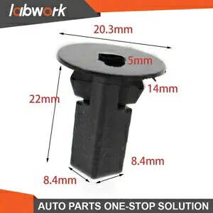 Labwork 車のファスナー クリップ バンパー インナー フェンダー リベット プッシュ 100 個 トヨタ用 Labwork Car Fastener Clips Bumper Inner Fender Rivets Push 100 Pcs For Toyota 【並行輸入品】