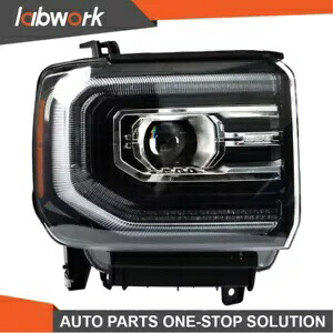 Labwork ヘッドライト 2016 17 2018 GMC シエラ 1500 フル LED プロジェクター右側 Labwork Headlight For 2016 17 2018 GMC Sierra 1500 Full LED Projector Right Side 【並行輸入品】