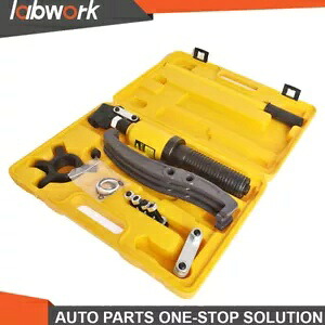 Labwork油圧ギアプーラーセットセパレーターツール5トンホイールプルハブベアリング LabworkHydraulic Gear Puller Set Separator Tool 5 Ton Wheel Pulling Hub Bearing 【並行輸入品】