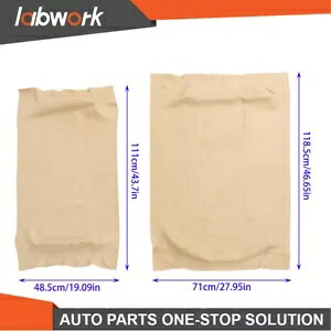 Labwork フロントシートカバー クラブカー DS 2000.5-Up ゴルフカート用 #101998201 バフ Labwork Front Seat Cover For Club Car DS 2000.5-Up Golf Carts #101998201 Buff 【並行輸入品】