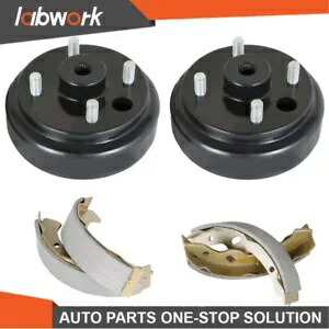 Labwork リアブレーキハブドラムブレーキシューキット EZGO 電気 1996+ TXT 24 歯 Labwork Rear Brake hub Drums Brake Shoe Kit FOR EZGO Electric 1996+ TXT 24 Teeth 【並行輸入品】