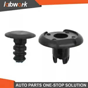 Labwork ナイロンリベットファスナーバンパープッシュタイプクリップホンダ 100 個 8 ミリメートル穴 Labwork Nylon Rivet Fastener Bumper Push Type Clips For Honda 100Pcs 8mm Hole 【並行輸入品】