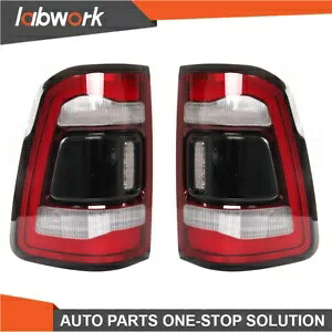 Labwork テールライト ブレーキランプ 2019-2021 ダッジラム 1500 LED リア左 + 右 Labwork Tail Lights Brake Lamp For 2019-2021 Dodge Ram 1500 LED Rear Left+Right 【並行輸入品】