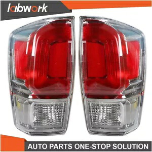 Labwork テールライト リアブレーキランプ 2016-2020 トヨタ タコマ 左側 + 右側 Labwork Tail Lights Rear Brake Lamp For 2016-2020 Toyota Tacoma Left+Right Side 【並行輸入品】