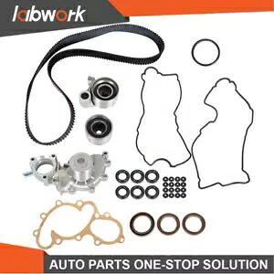 Labwork タイミングベルトキット ウォーターポンプ カバー ガスケット トヨタ 4 ランナー タコマ タンドラ用 Labwork Timing Belt Kit Water Pump Cover Gasket For Toyota 4Runner Tacoma Tundra 【並行輸入品】