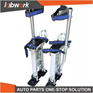 Labwork アルミ合金竹馬 高床画家用ウォーキングツール シルバー 18インチ - 30インチ Labwork Aluminum Alloy Stilts For Stilt Painters Walking Tool Silver 18In - 30In 【並行輸入品】