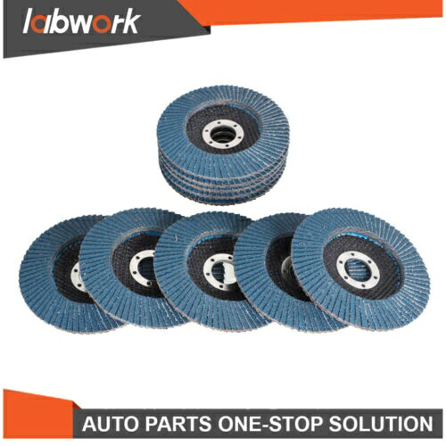 Labwork プレミアムジルコニア フラップディスク サンディング 研削 100 個 4.5 インチ x 7/8 インチ 80 グリット Labwork Premium Zirconia Flap Disc Sanding Grinding 100 Pcs 4.5''x7/8'' 80 Grit 【並行輸入品】