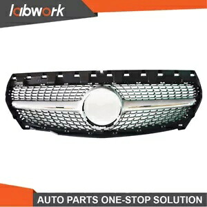 Labwork フロントグリル 2013-2016 メルセデスベンツ R117 W117 Cla250 ダイヤモンドスター用 Labwork Front Grille For 2013-2016 Mercedes Benz R117 W117 Cla250 Diamond Star 【並行輸入品】