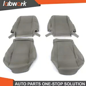 Labwork シートカバー トヨタ セコイア 2000-2007 運転席&助手席ボトム&トップ グレー Labwork Seat Cover For Toyota Sequoia 2000-2007 Driver&Passenger Bottom&Top Gray 【並行輸入品】