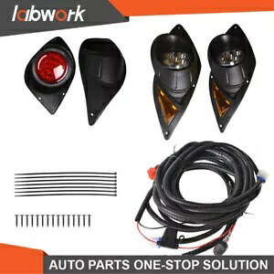 Labwork 12V LED ヘッドライト & テールライトキット ゴルフカート ヤマハ ドライブ G29 2007+用 Labwork 12V LED Headlights&Tail Lights Kit For Golf Cart Yamaha Drive G29 2007+ 【並行輸入品】