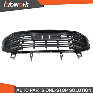 Labwork フロントバンパーアッパーグリル 2018-2021 GMC Terrain 光沢ブラック Labwork Front Bumper Upper Grille For 2018-2021 GMC Terrain Glossy Black 【並行輸入品】