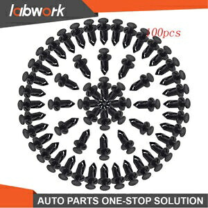 Labwork 100 プッシュ ATV フェンダークリップ スズキ キング クワッド ホンダ アキュラ ホンダ用 Labwork 100 Push ATV Fender Clips For Suzuki King Quad Honda Acura Honda 【並行輸入品】