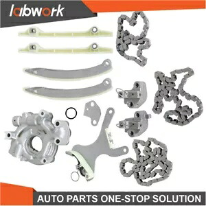Labwork タイミングチェーンキット ギアオイルポンプ付き 1999-2008 ダッジジープ 4.7L SOHC用 Labwork Timing Chain Kit w/ Gear Oil Pump For 1999-2008 Dodge Jeep 4.7L SOHC 【並行輸入品】