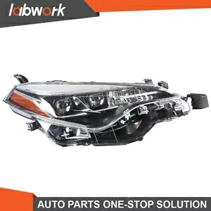 右側ヘッドライト 2017-2019 トヨタ カローラ SE XSE XLE ブラック ハウジング クリア Right Side Headlight For 2017-2019 Toyota Corolla SE XSE XLE Black Housing Clear 【並行輸入品】 43,615円
