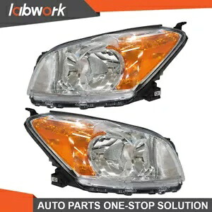 Labwork ヘッドライトヘッドランプ 2009-2012 トヨタ Rav4 スポーツハロゲン左 + 右 Labwork Headlight Headlamp For 2009-2012 Toyota Rav4 Sport Halogen Left+Right 【並行輸入品】