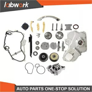 Labwork GM Ecotec 2.0 2.4L タイミングチェーンキット VCT セレノイドオイル & ウォーターポンプ Labwork For GM Ecotec 2.0 2.4L Timing Chain Kit VCT Selenoid Oil & Water Pump 【並行輸入品】