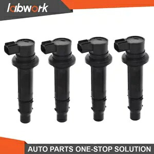 Labwork 4 パック点火コイルヤマハ YZF-R6 R6 YZF-R6S R6S YZF-R1 R1 FZ1 Labwork 4Pack Ignition Coils For Yamaha YZF-R6 R6 YZF-R6S R6S YZF-R1 R1 FZ1 【並行輸入品】