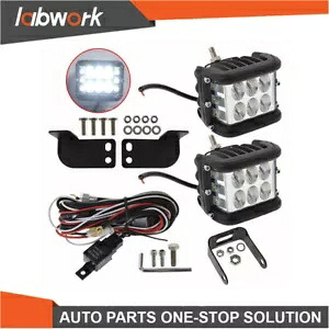 Labwork Led ライトバーブラケットポラリスレンジャー 570 900 XP 60 ワット & ワイヤー Labwork Led Light Bar Bracket For Polaris Ranger 570 900 XP 60W & Wire 【並行輸入品】