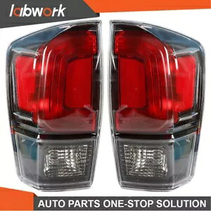 Labwork テールライトアセンブリ 2016-2021 トヨタ タコマ ブラック スモークシェル LH+RH Labwork Tail Light Assembly For 2016-2021 Toyota Tacoma Black Smoke Shell LH+RH 【並行輸入品】