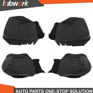 Labwork フロント運転席助手席カバー 2007-2012 アキュラ RDX レザー ブラック Labwork Front Driver Passenger Seat Covers For 2007-2012 Acura RDX Leather Black 【並行輸入品】