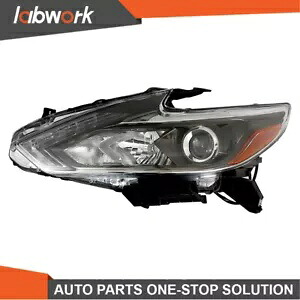 Labwork ヘッドライト 2016-2018 日産アルティマ LED タイプ クローム 左側 Labwork Headlight For 2016-2018 Nissan Altima LED Type Chrome Left Side 【並行輸入品】